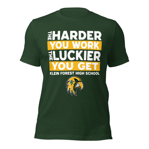 Klein Forest High School Golden Eagles Premium Forest Green Unisex T-shirt 238