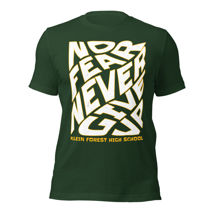 Klein Forest High School Golden Eagles Premium Forest Green Unisex T-shirt 236