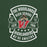 Close-up view of The Woodlands High School Highlanders Forest Green Premium Unisex T-shirt 207
