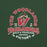 Close-up view of The Woodlands High School Highlanders Forest Green Premium Unisex T-shirt 206