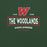Close-up view of The Woodlands High School Highlanders Forest Green Premium Unisex T-shirt 202