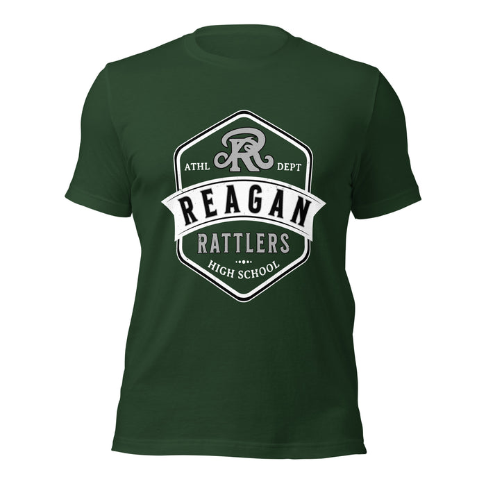 Reagan High School Rattlers Forest Green Premium Unisex T-shirt 209