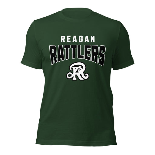 Reagan High School Rattlers Forest Green Premium Unisex T-shirt 234