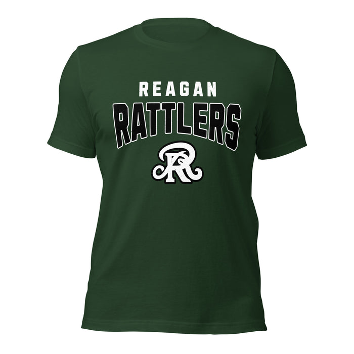 Reagan High School Rattlers Forest Green Premium Unisex T-shirt 234