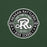 Circular logo with 'Reagan Rattlers' text and design on a green background - premium t-shirt design 224