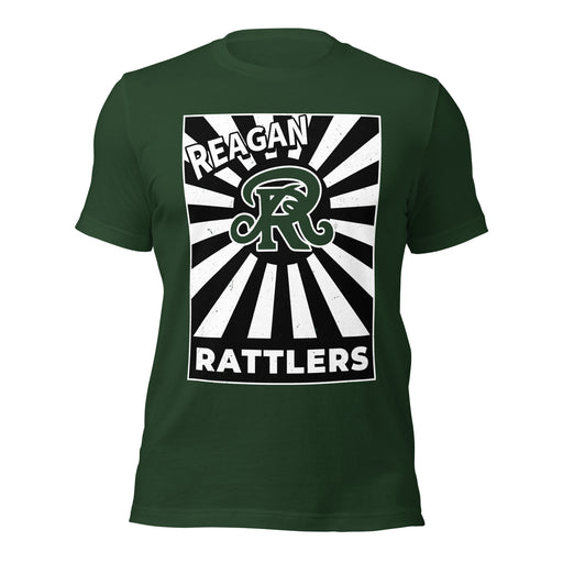 Reagan High School Rattlers Forest Green Premium Unisex T-shirt 226