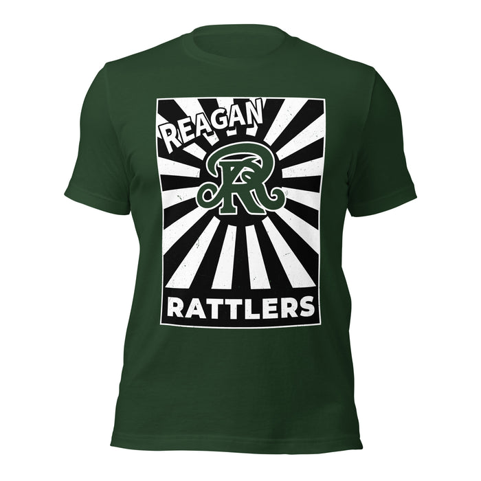 Reagan High School Rattlers Forest Green Premium Unisex T-shirt 226
