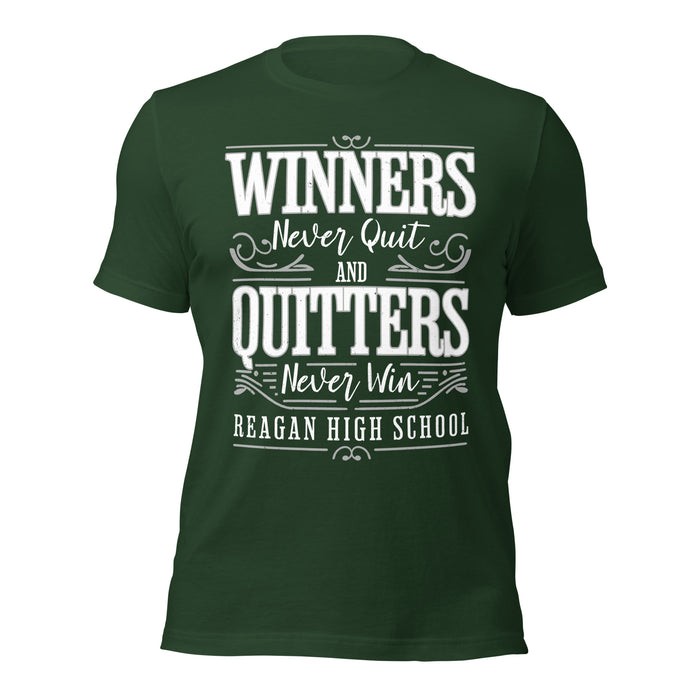 Reagan High School Rattlers Forest Green Premium Unisex T-shirt 237