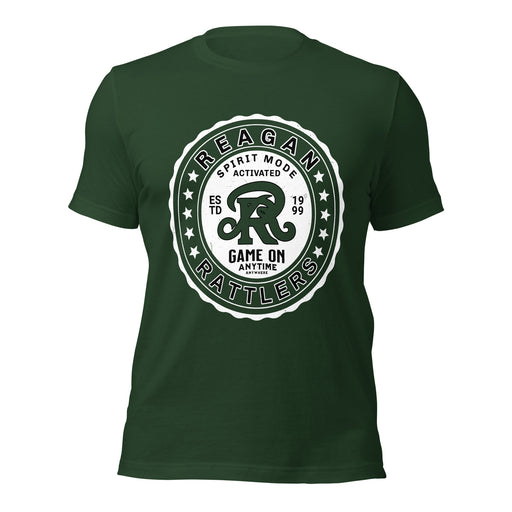 Reagan High School Rattlers Forest Green Premium Unisex T-shirt 216