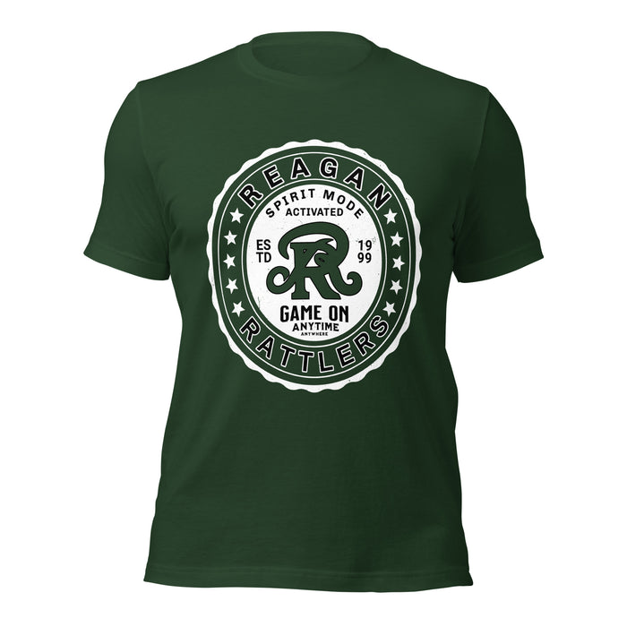 Reagan High School Rattlers Forest Green Premium Unisex T-shirt 216