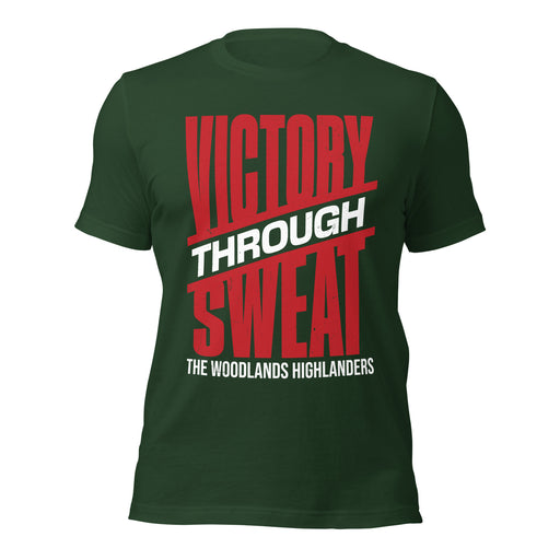The Woodlands High School Highlanders Forest Green Premium Unisex T-shirt 241