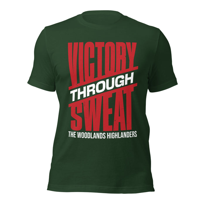 The Woodlands High School Highlanders Forest Green Premium Unisex T-shirt 241