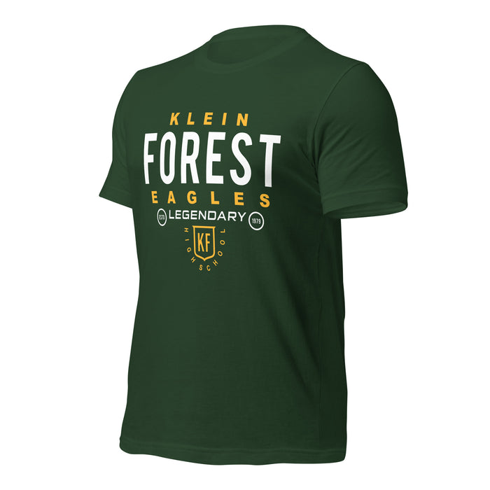 Klein Forest High School Premium Forest Green Unisex T-shirt 03