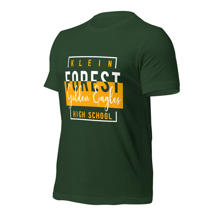 Klein Forest High School Premium Forest Green Unisex T-shirt 05