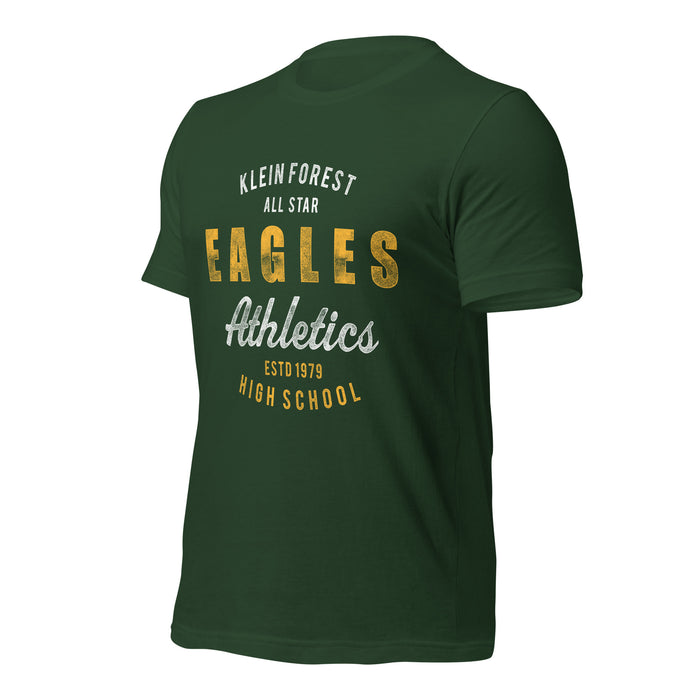 Klein Forest High School Premium Forest Green Unisex T-shirt 34a