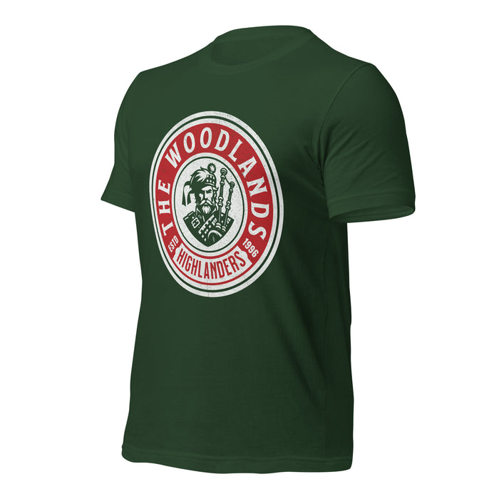 The Woodlands High School Forest Green Premium Unisex T-shirt 219a