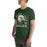 Man wearing Cypress Falls High School Eagles Forest Green Premium Unisex T-shirt 208