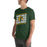 Man wearing Klein Forest High School Golden Eagles Premium Forest Green Unisex T-shirt 223