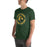 Man wearing Klein Forest High School Golden Eagles Premium Forest Green Unisex T-shirt 214