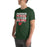 Man wearing The Woodlands High School Highlanders Forest Green Premium Unisex T-shirt 238