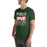 Man wearing The Woodlands High School Highlanders Forest Green Premium Unisex T-shirt 240