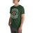 Man wearing The Woodlands High School Highlanders Forest Green Premium Unisex T-shirt 207
