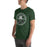 Man wearing Reagan High School Rattlers Forest Green Premium Unisex T-shirt 215
