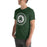 Man wearing Reagan High School Rattlers Forest Green Premium Unisex T-shirt 216