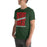 Man wearing The Woodlands High School Highlanders Forest Green Premium Unisex T-shirt 241