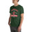 Man wearing The Woodlands High School Highlanders Forest Green Premium Unisex T-shirt 221