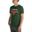 Man wearing The Woodlands High School Highlanders Forest Green Premium Unisex T-shirt 024