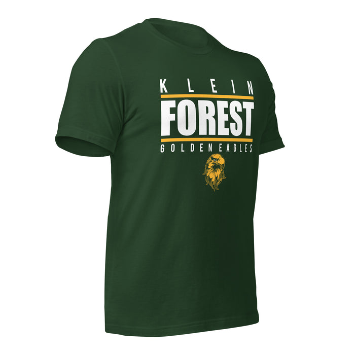 Klein Forest High School Premium Forest Green Unisex T-shirt 07b