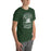 Man wearing Reagan High School Rattlers Forest Green Premium Unisex T-shirt 207