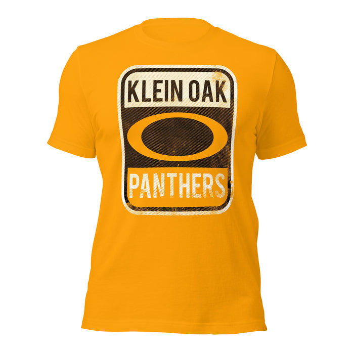 Klein Oak High School Panthers Premium Gold Unisex T-shirt 01