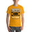 Man wearing a Klein Oak High School Panthers Premium Gold Unisex T-shirt 01