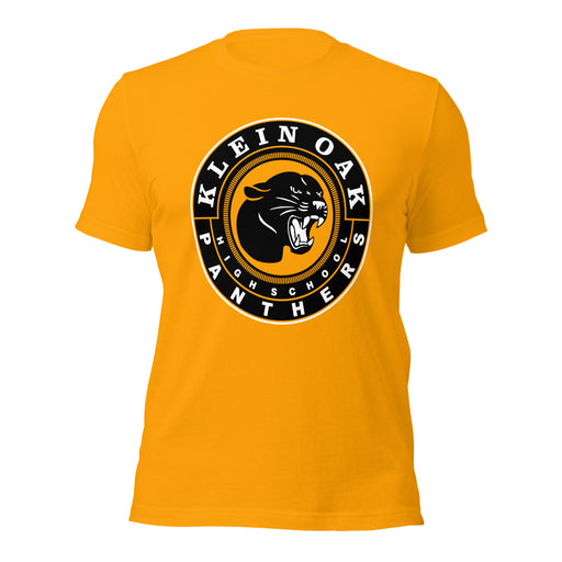 Klein Oak High School Panthers Premium Gold Unisex T-shirt 03