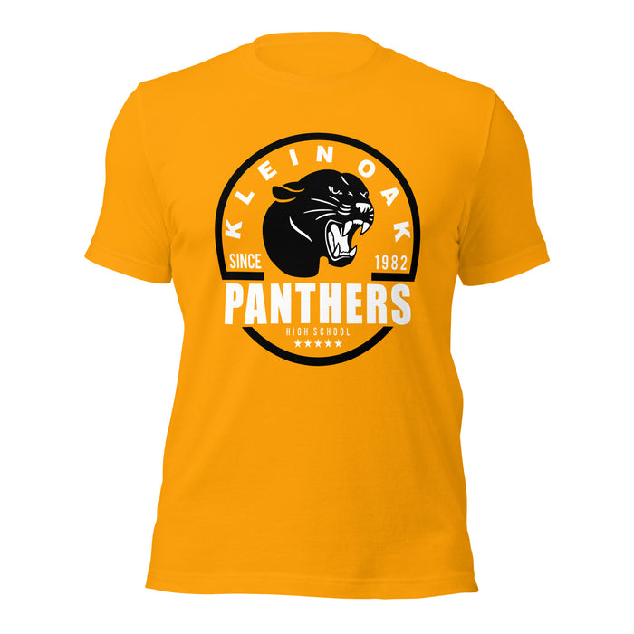 Klein Oak High School Panthers Premium Gold Unisex T-shirt 04