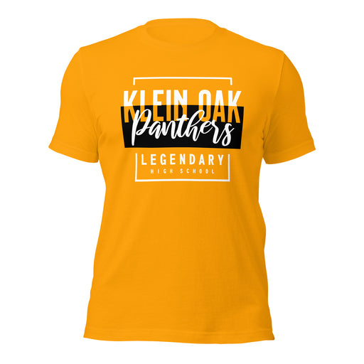 Klein Oak High School Panthers Premium Gold Unisex T-shirt 05