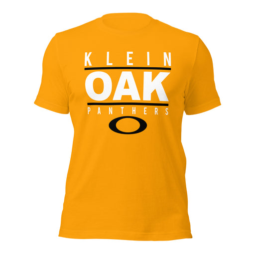 Klein Oak High School Panthers Premium Gold Unisex T-shirt 07