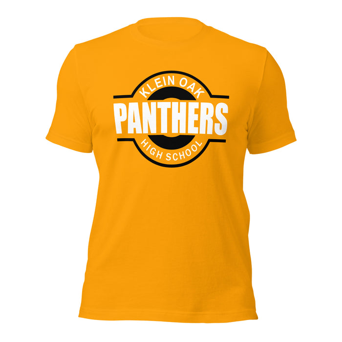 Klein Oak High School Panthers Premium Gold Unisex T-shirt 11