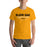 Man wearing a Klein Oak High School Panthers Premium Gold Unisex T-shirt 12