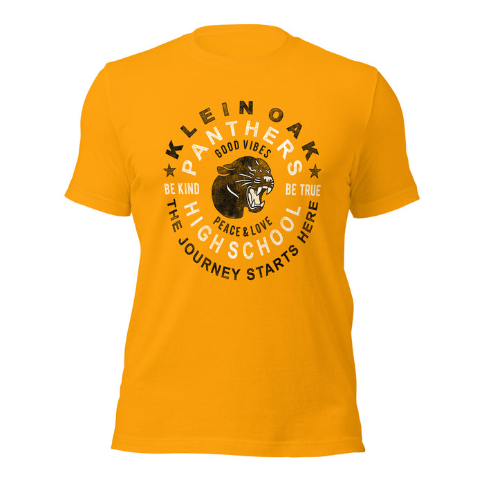 Klein Oak High School Panthers Premium Gold Unisex T-shirt 16