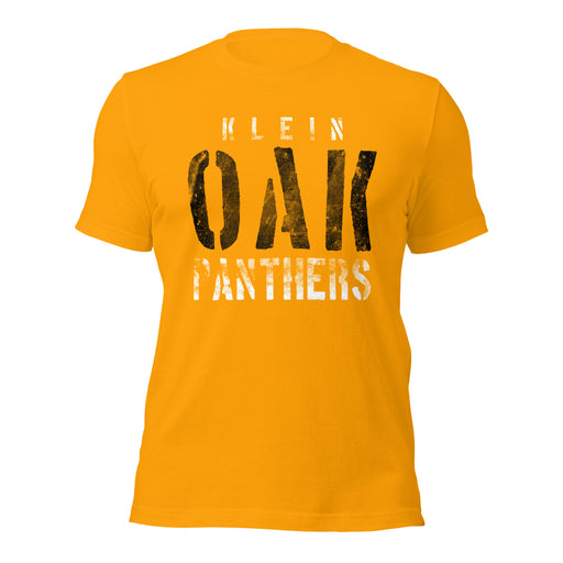 Klein Oak High School Panthers Premium Gold Unisex T-shirt 17