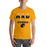 Man wearing a Klein Oak High School Panthers Premium Gold Unisex T-shirt 23