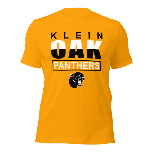 Klein Oak High School Panthers Premium Gold Unisex T-shirt 29