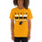 Woman wearing a Klein Oak High School Panthers Premium Gold Unisex T-shirt 29