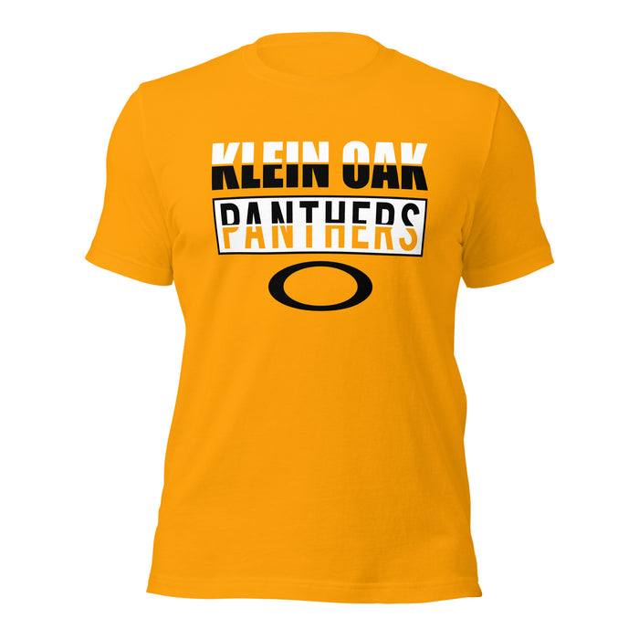 Klein Oak High School Panthers Premium Gold Unisex T-shirt 31