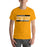 Man wearing a Klein Oak High School Panthers Premium Gold Unisex T-shirt 72