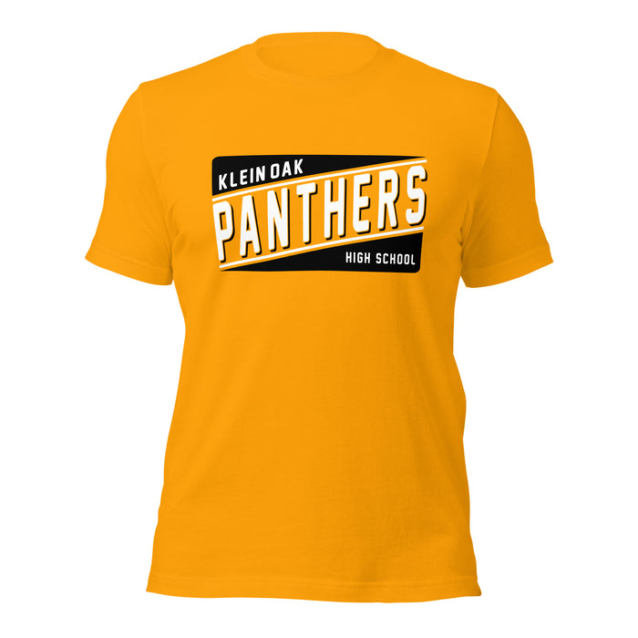 Klein Oak High School Panthers Premium Gold Unisex T-shirt 84