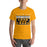 Man wearing a Klein Oak High School Panthers Premium Gold Unisex T-shirt 86